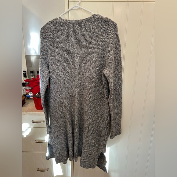 Old Navy Heather Gray Open Front Cardigan - Picture 2 of 4